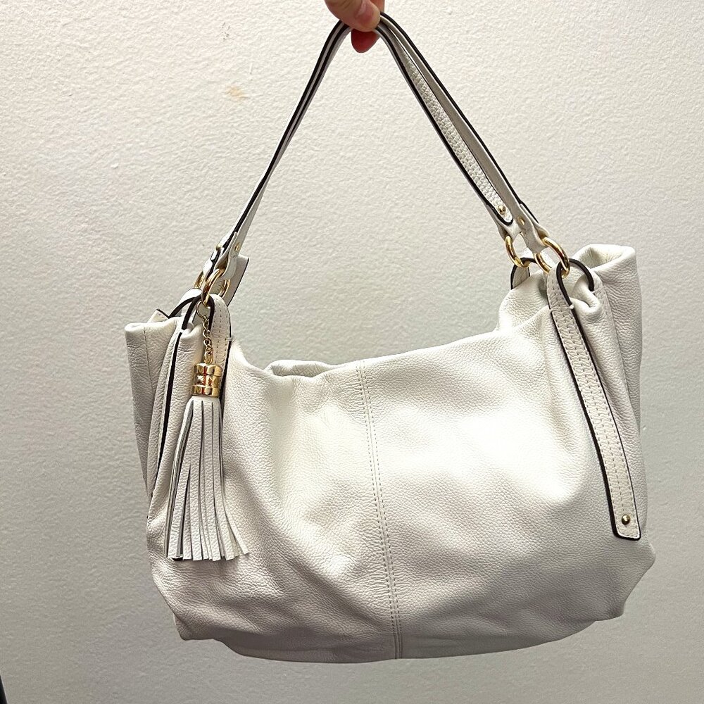 White Leather Bag (Sondra Roberts)